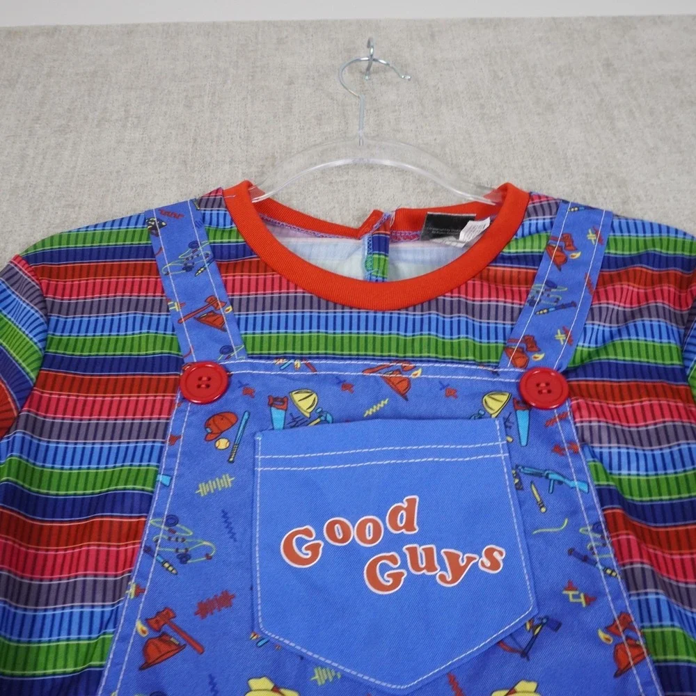 Chucky Costume Girls Size Large 12-14 Child's Play Halloween Costume Good Guys